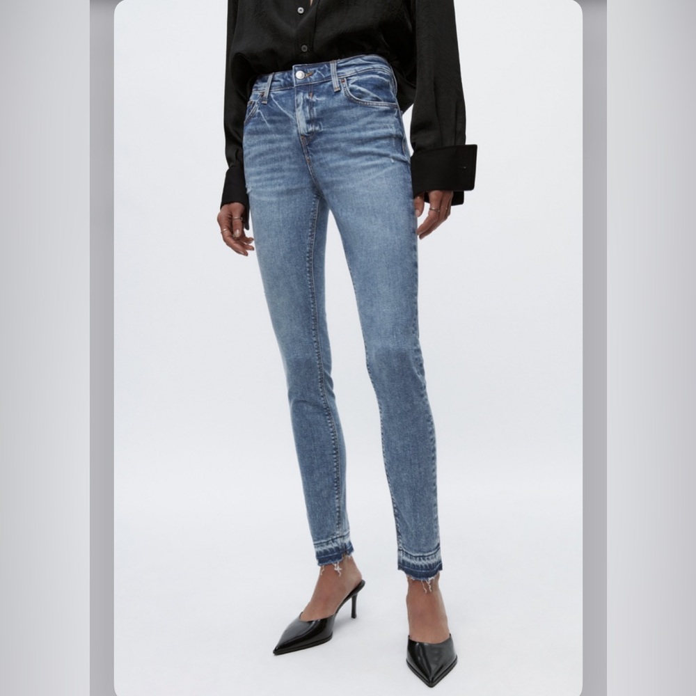 ZW MID-RISE SKINNY JEANS - Picture 3 of 7